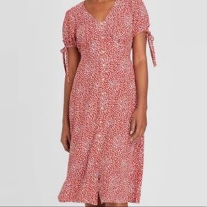 Universal Threads Red Floral Dress